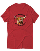 T-Shirt Αντρικό - Not My Bullshit - Color Thumbnail Κόκκινο