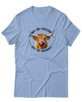 T-Shirt Αντρικό - Not My Bullshit - Color Thumbnail Γαλάζιο