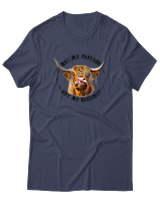 T-Shirt Αντρικό - Not My Bullshit - Color Thumbnail Μπλε Γκρι