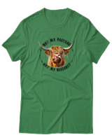 T-Shirt Αντρικό - Not My Bullshit - Color Thumbnail Πράσινο