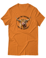T-Shirt Αντρικό - Not My Bullshit - Color Thumbnail Πορτοκαλί