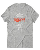 T-Shirt Αντρικό - Not Your Puppet - Color Thumbnail Γκρι Μελανζέ