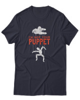 T-Shirt Αντρικό - Not Your Puppet - Color Thumbnail Σκούρο Μπλε