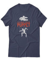 T-Shirt Αντρικό - Not Your Puppet - Color Thumbnail Μπλε Γκρι