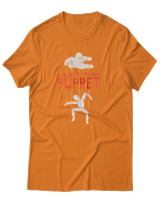 T-Shirt Αντρικό - Not Your Puppet - Color Thumbnail Πορτοκαλί