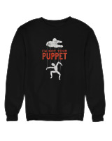 Φούτερ χωρίς κουκούλα Γυναικείο - Not Your Puppet - Color Thumbnail Μαύρο