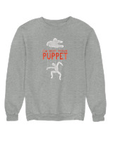Φούτερ χωρίς κουκούλα Γυναικείο - Not Your Puppet - Color Thumbnail Γκρι Μελανζέ