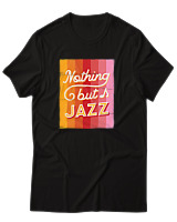 T-Shirt Αντρικό - Nothing But Jazz - Color Thumbnail Μαύρο