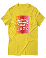 T-Shirt Αντρικό - Nothing But Jazz - Color Thumbnail Χρυσό Κίτρινο