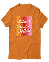 T-Shirt Αντρικό - Nothing But Jazz - Color Thumbnail Πορτοκαλί