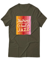 T-Shirt Αντρικό - Nothing But Jazz - Color Thumbnail Χακί