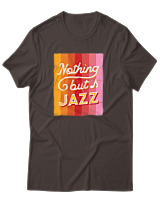 T-Shirt Αντρικό - Nothing But Jazz - Color Thumbnail Καφέ