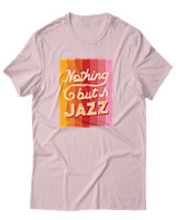T-Shirt Αντρικό - Nothing But Jazz - Color Thumbnail Απαλό Ροζ