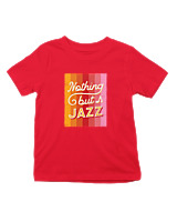 T-Shirt  Παιδικό - Nothing But Jazz - Color Thumbnail Κόκκινο