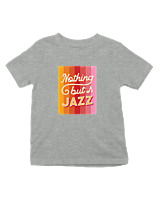 T-Shirt  Παιδικό - Nothing But Jazz - Color Thumbnail Γκρι Μελανζέ