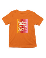 T-Shirt  Παιδικό - Nothing But Jazz - Color Thumbnail Πορτοκαλί