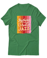 T-Shirt  Γυναικείο - Nothing But Jazz - Color Thumbnail Πράσινο