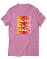 T-Shirt  Γυναικείο - Nothing But Jazz - Color Thumbnail Ροζ