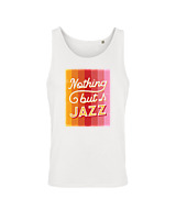 Αμάνικο Μπλουζάκι Αντρικό - Nothing But Jazz - Color Thumbnail 'Ασπρο