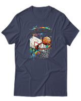 T-Shirt Αντρικό - Nothing But Net - Color Thumbnail Μπλε Γκρι