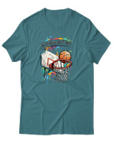T-Shirt Αντρικό - Nothing But Net - Color Thumbnail Μπλε Πράσινο