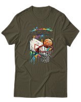 T-Shirt  Γυναικείο - Nothing But Net - Color Thumbnail Χακί