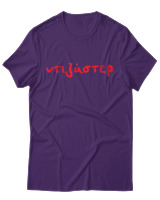 T-Shirt Unisex - Ντιζάστερ - Color Thumbnail Σκούρο Μωβ