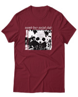 T-Shirt Αντρικό - Numb Face Social Club - Color Thumbnail Σκούρο Κόκκινο