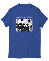 T-Shirt Αντρικό - Numb Face Social Club - Color Thumbnail Μπλε Ρουά