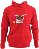 Φούτερ με κουκούλα - Nutella Ariel - Color Thumbnail Κόκκινο
