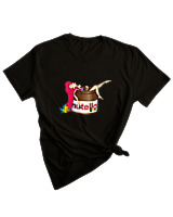 T-Shirt Woman Fashion Γυναικείο - Nutella Ariel - Color Thumbnail BLACK