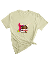 T-Shirt Woman Fashion Γυναικείο - Nutella Ariel - Color Thumbnail SAGE GREEN