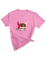 T-Shirt Woman Fashion Γυναικείο - Nutella Ariel - Color Thumbnail PINK