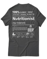 T-Shirt Αντρικό - Nutritionist - Color Thumbnail Ανθρακί