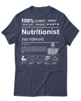 T-Shirt Αντρικό - Nutritionist - Color Thumbnail Μπλε Γκρι
