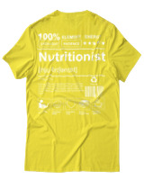 T-Shirt Αντρικό - Nutritionist - Color Thumbnail Κίτρινο