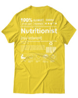T-Shirt Αντρικό - Nutritionist - Color Thumbnail Χρυσό Κίτρινο