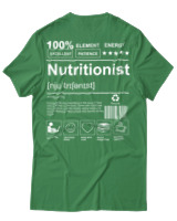 T-Shirt Αντρικό - Nutritionist - Color Thumbnail Πράσινο