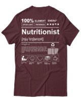 T-Shirt Αντρικό - Nutritionist - Color Thumbnail Μπορντό