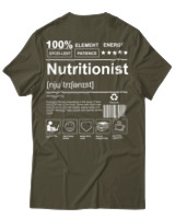 T-Shirt Αντρικό - Nutritionist - Color Thumbnail Χακί