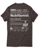 T-Shirt Αντρικό - Nutritionist - Color Thumbnail Καφέ