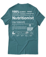 T-Shirt Αντρικό - Nutritionist - Color Thumbnail Μπλε Πράσινο