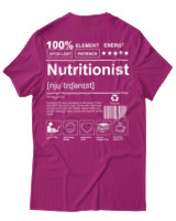 T-Shirt Αντρικό - Nutritionist - Color Thumbnail Φουξια