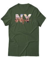 T-Shirt Αντρικό - NY Unique - Color Thumbnail Κυπαρισσί