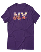 T-Shirt Αντρικό - NY Unique - Color Thumbnail Σκούρο Μωβ