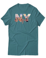 T-Shirt Αντρικό - NY Unique - Color Thumbnail Μπλε Πράσινο