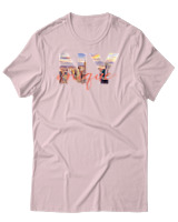 T-Shirt Αντρικό - NY Unique - Color Thumbnail Απαλό Ροζ