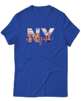 T-Shirt  Γυναικείο - NY Unique - Color Thumbnail Μπλέ Ρουά