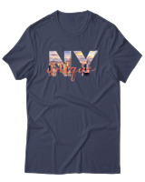 T-Shirt  Γυναικείο - NY Unique - Color Thumbnail Μπλέ Γκρί