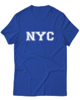 T-Shirt  Γυναικείο - NYC - Color Thumbnail Μπλέ Ρουά